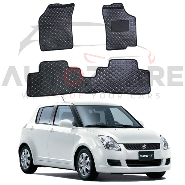 Suzuki Swift 7D Floor Mat ( Flat Style ) - Model 2010-2021