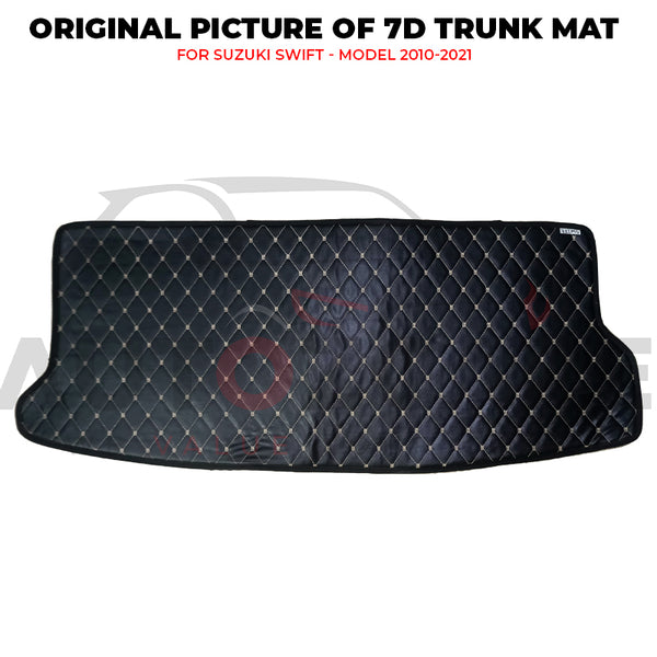 Suzuki Swift 7D Custom Car Trunk Mat - Model 2010-2021