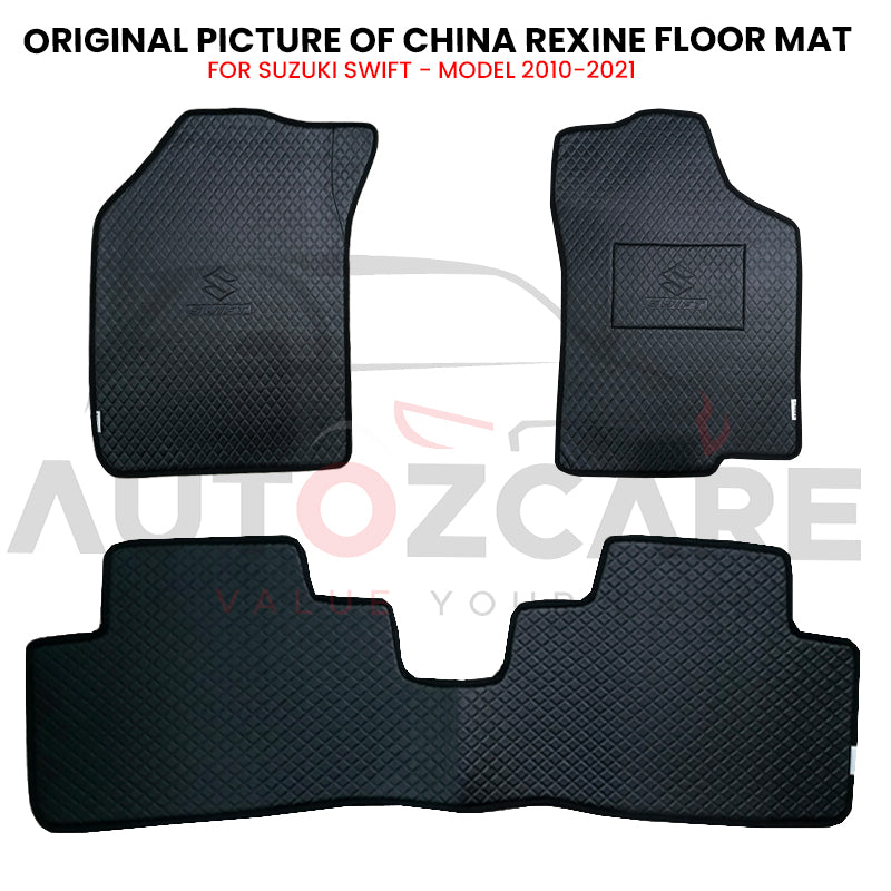 Suzuki Swift China Rexine Floor Mat 3PCS - Model 2010-2021