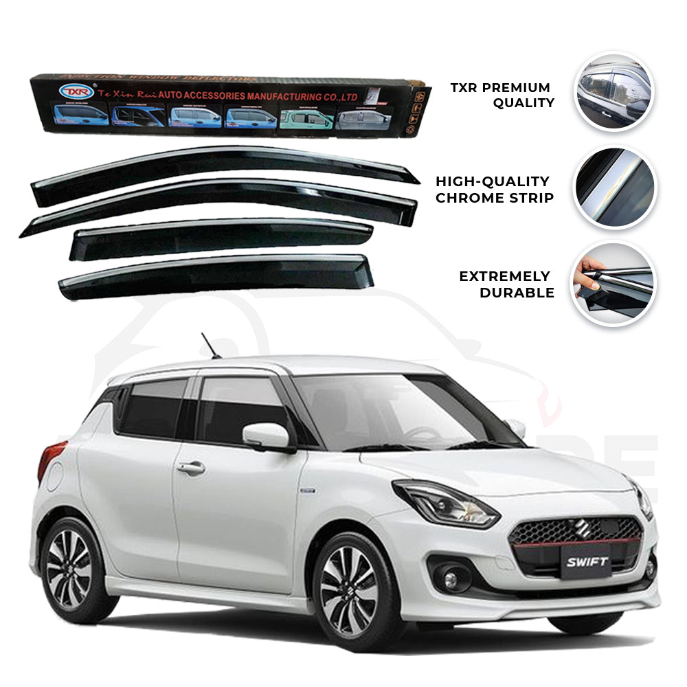 Suzuki Swift TXR Air press sun visor with chrome - Model 2022-2025