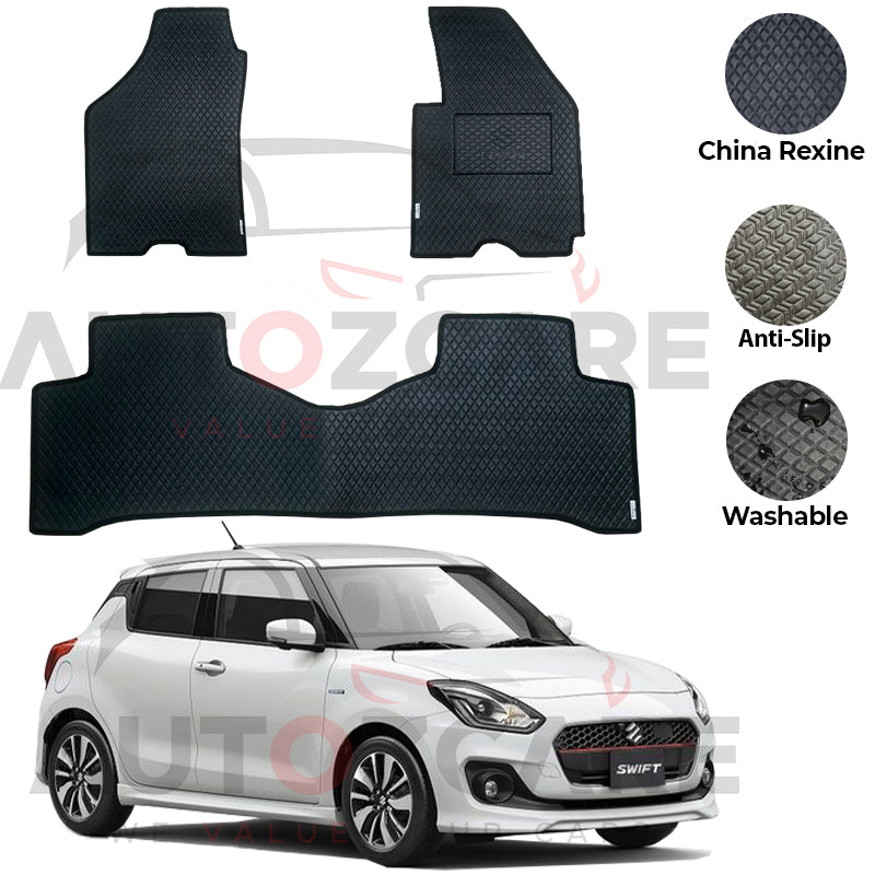 Suzuki Swift China Rexine Floor Mat 3PCS - Model 2022-2025