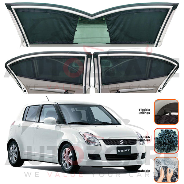 Suzuki Swift Custom Car Sliding Curtains - Model 2010-2021