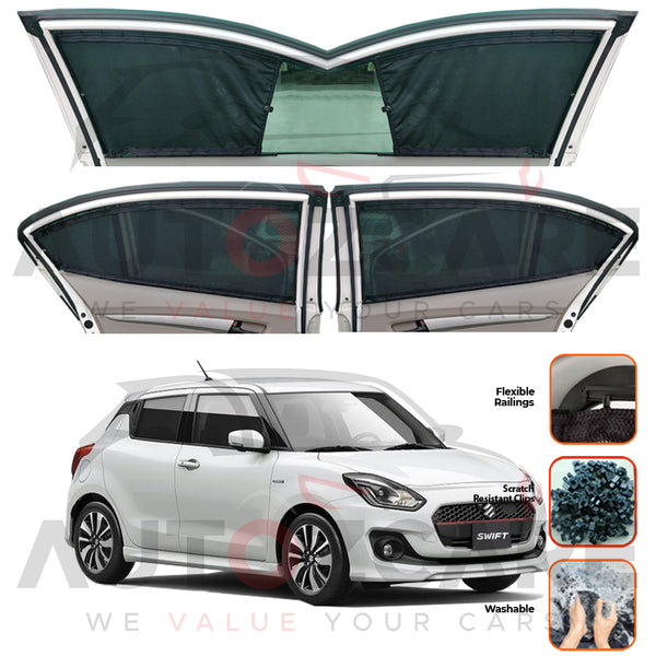 Suzuki Swift Custom Car Sliding Curtains - Model 2022-2025