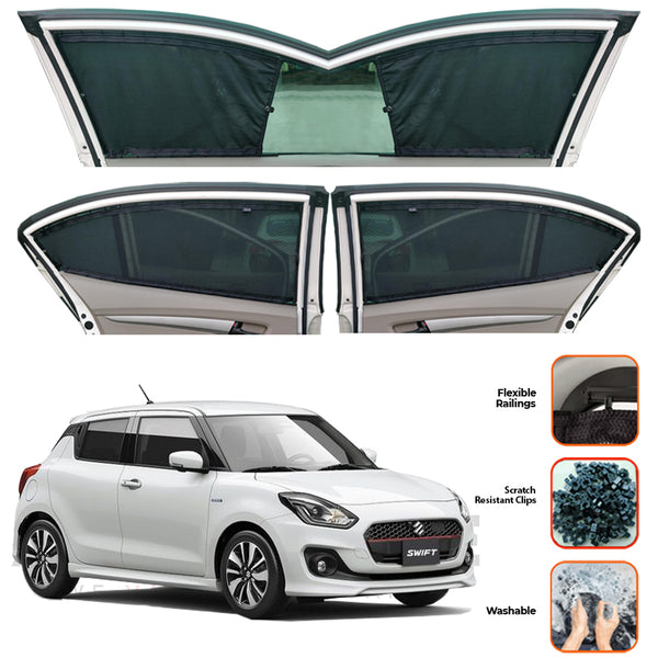 Suzuki Swift Custom Car Sliding Curtains - Model 2022-2025