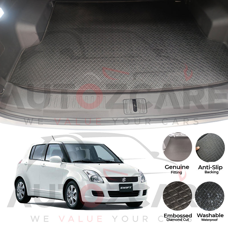 Suzuki Swift China Rexine Custom-Size Trunk Mat - Model 2010-2021