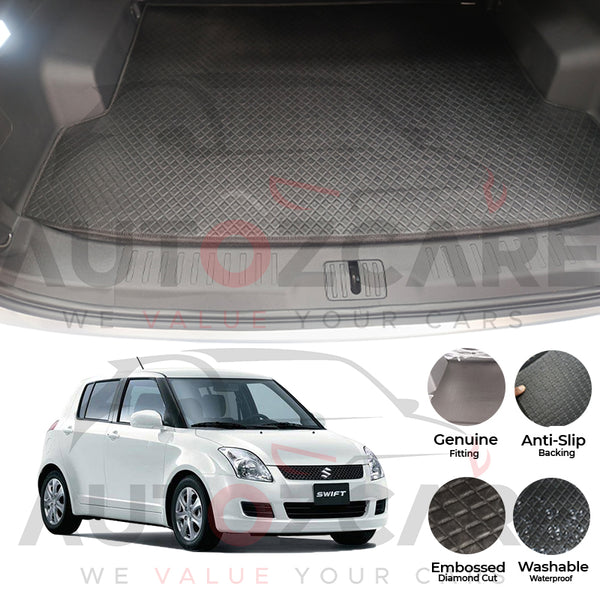 Suzuki Swift China Rexine Custom-Size Trunk Mat - Model 2010-2021
