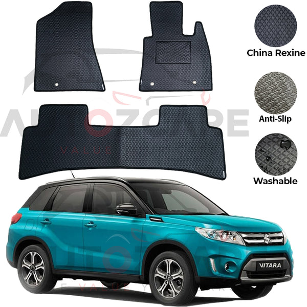 Suzuki Vitara China Rexine Floor Mat 3PCS - Model 2016-2022