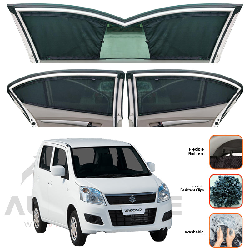Suzuki Wagon R Custom Car Sliding Curtains - Model 2014-2025