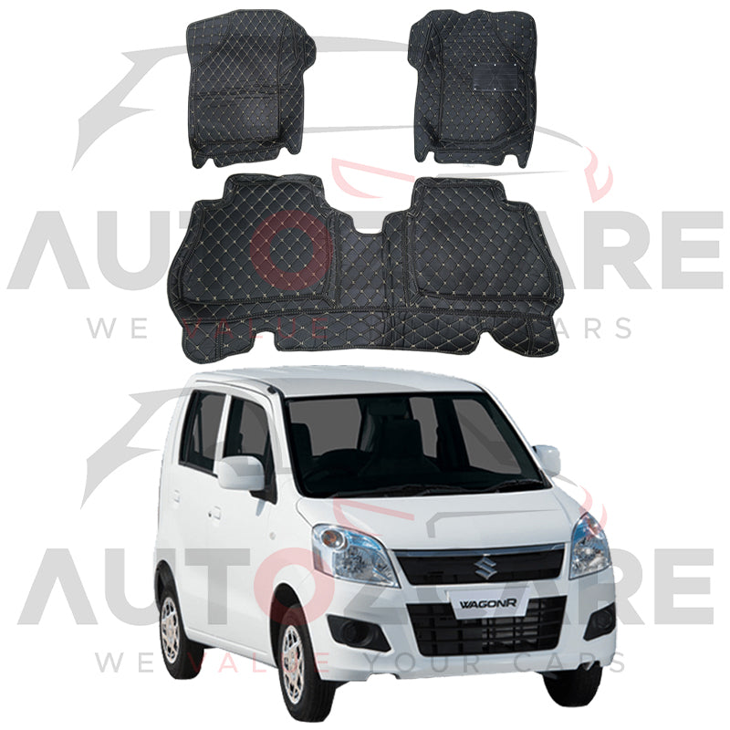 Suzuki Wagon R 7D Floor Mats - Model 2014-2025