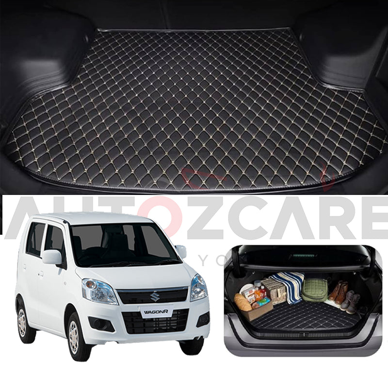 Suzuki Wagon R 7D Custom Car Trunk Mat - Model 2014-2024