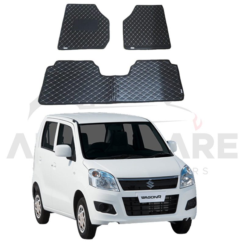 Suzuki Wagon R 7D Floor Mat ( Flat Style ) - Model 2014- 2024