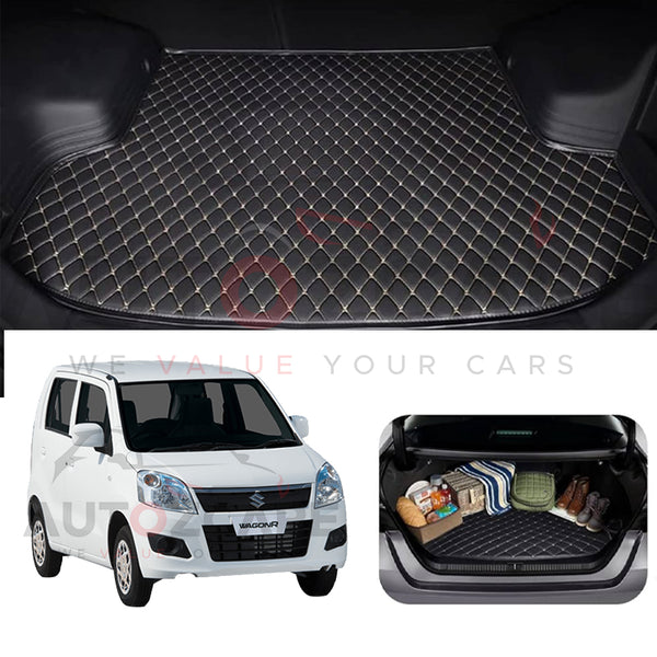 Suzuki Wagon R 7D Custom Car Trunk Mat - Model 2014-2025