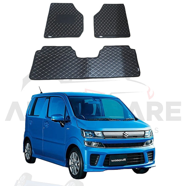 Suzuki Wagon R Japanese 7D Floor Mat ( Flat Style ) - Model 2018-2024