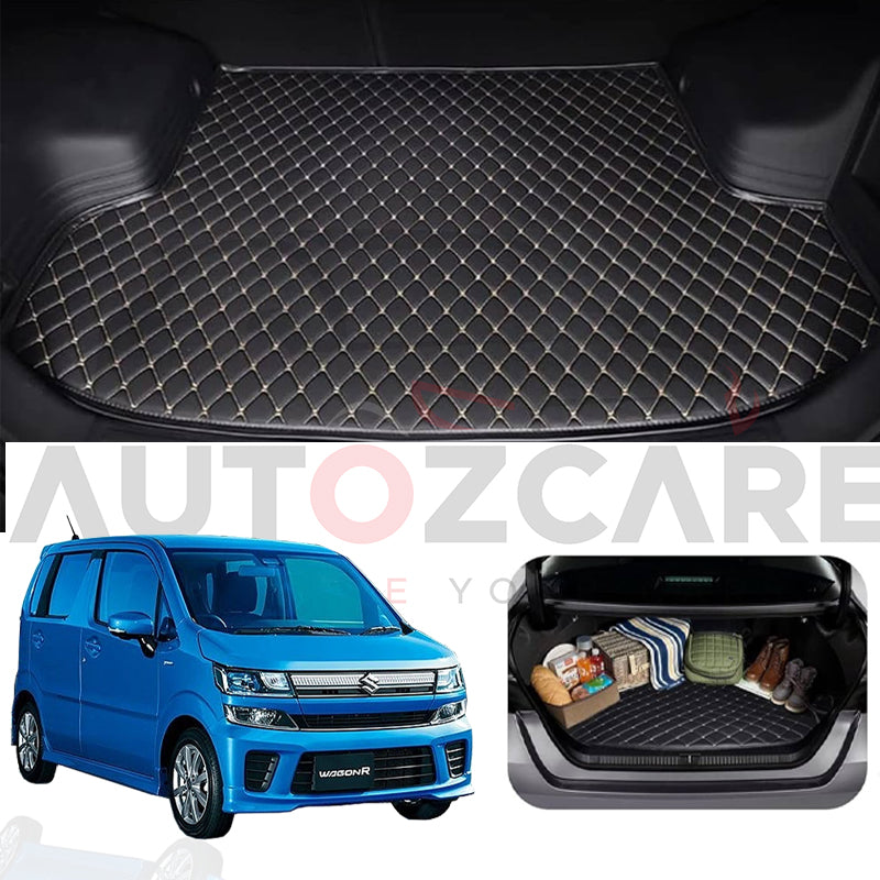 Suzuki Wagon R Japanese 7D Custom Car Trunk Mat - Model 2018-2024