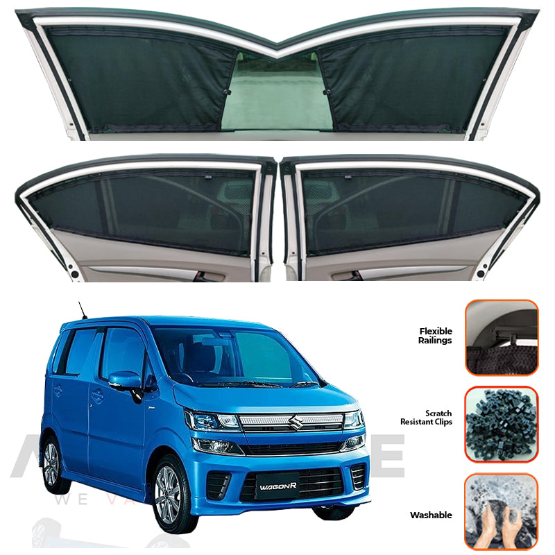 Suzuki Wagon R Japanese Custom Car Sliding Curtains - Model 2018-2025
