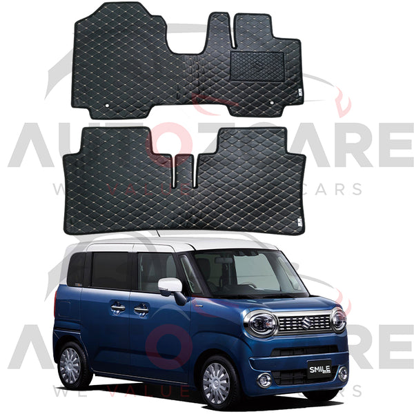 Suzuki Wagon R SMILE 7D Floor Mat (Flat Style) 2PCS - Model 2021-2025