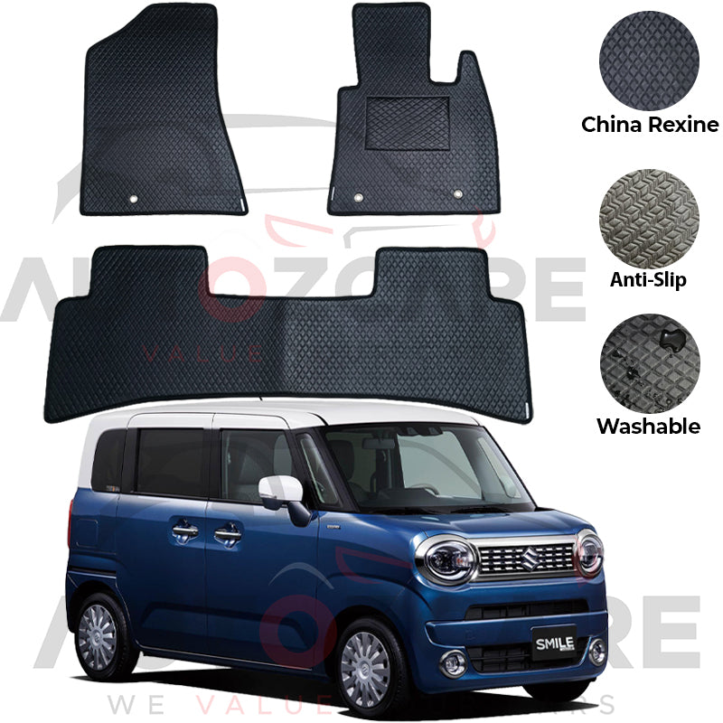 Suzuki Wagon R SMILE China Rexine Floor Mat 2PCS - Model 2021-2025