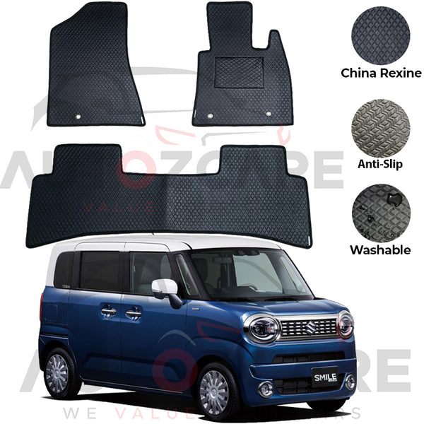 Suzuki Wagon R SMILE China Rexine Floor Mat 2PCS - Model 2021-2025