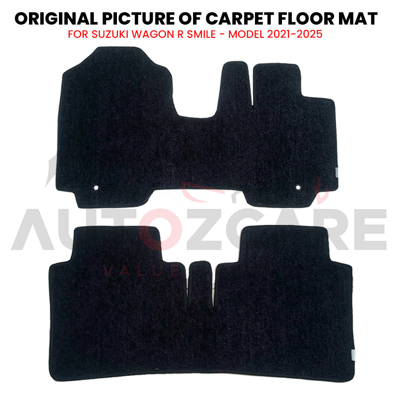 Suzuki Wagon R SMILE Genuine Fitting Carpet Floor Mat 2PCS - Model 2021-2025