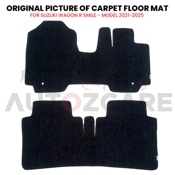 Suzuki Wagon R SMILE Genuine Fitting Carpet Floor Mat 2PCS - Model 2021-2025