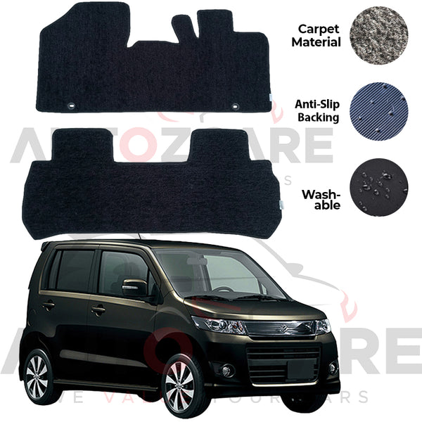 Suzuki Wagon R Stingray Genuine Fitting Carpet Floor Mat 3PCS - Model 2012-2018