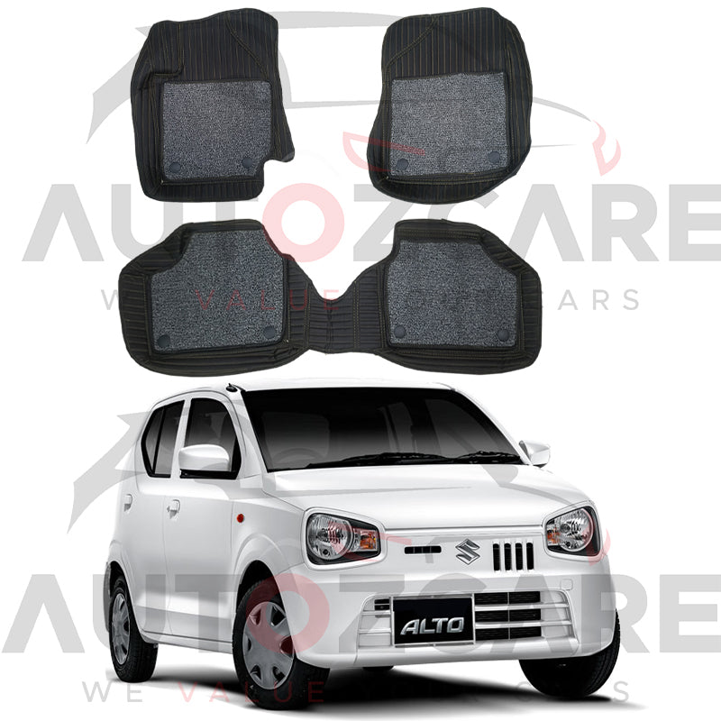 Suzuki Alto 9D Custom Floor Mat 3 Pcs - Model 2019-2025