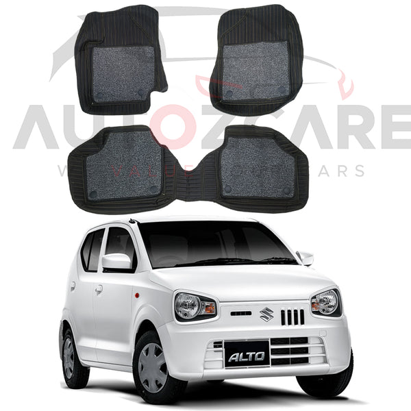Suzuki Alto 9D Custom Floor Mat 3 Pcs - Model 2019-2025