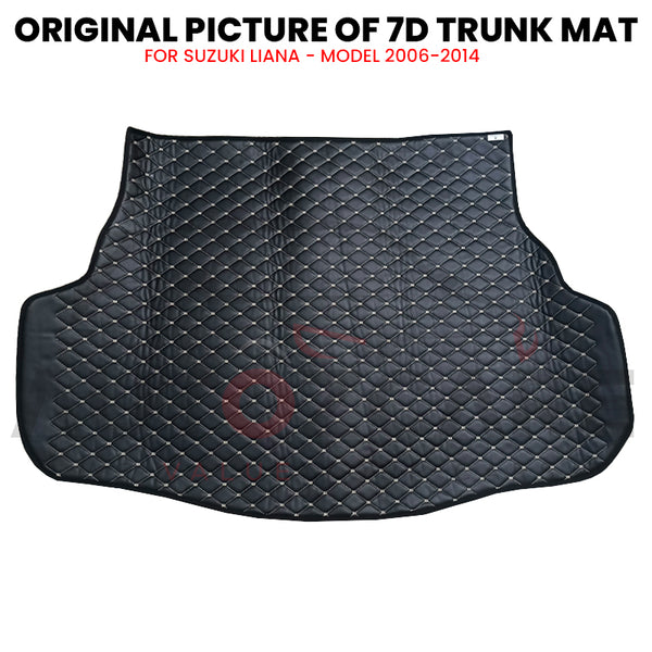 Suzuki Liana 7D Custom Car Trunk mat - Model 2006-2014