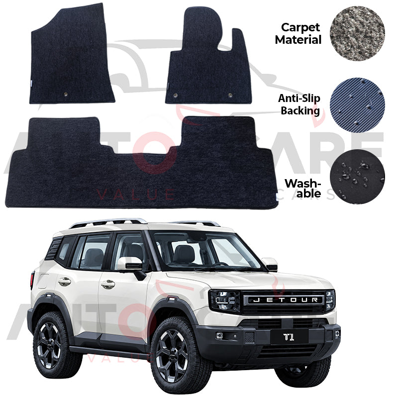 Tetour T1 Genuine Fitting Carpet Floor Mat 3PCS - Model 2026