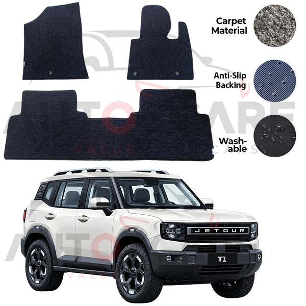 Tetour T1 Genuine Fitting Carpet Floor Mat 3PCS - Model 2026