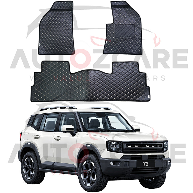 Jetour T1 7D Floor Mat (Flat Style) 3PCS - Model 2026