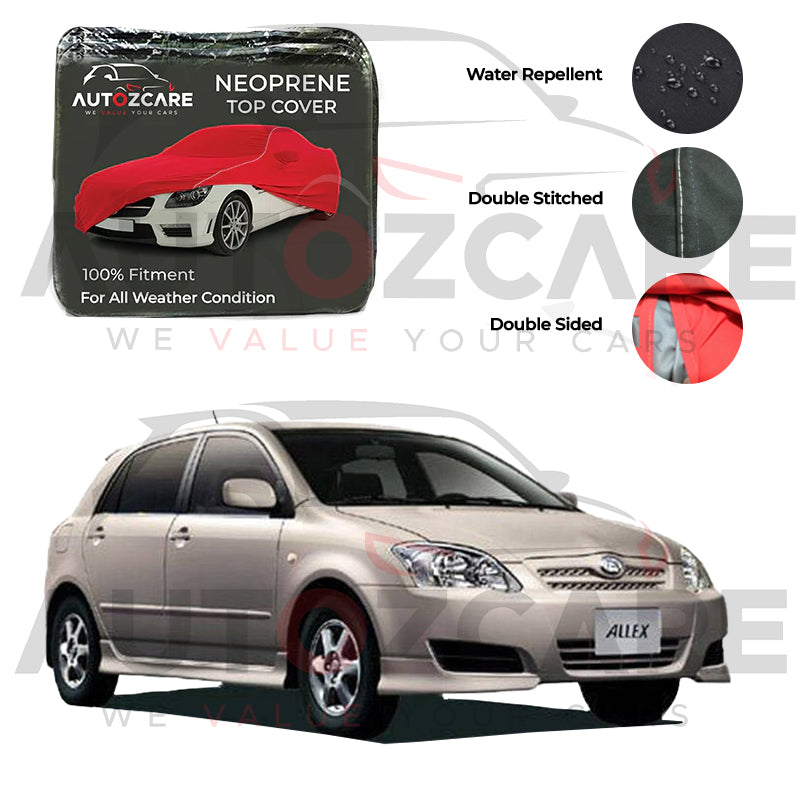 Toyota Allex Neoprene Top Cover - Model 2002-2008
