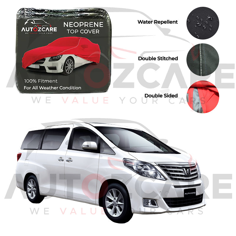 Toyota Alphard Neoprene Top Cover - Model 2002-2008