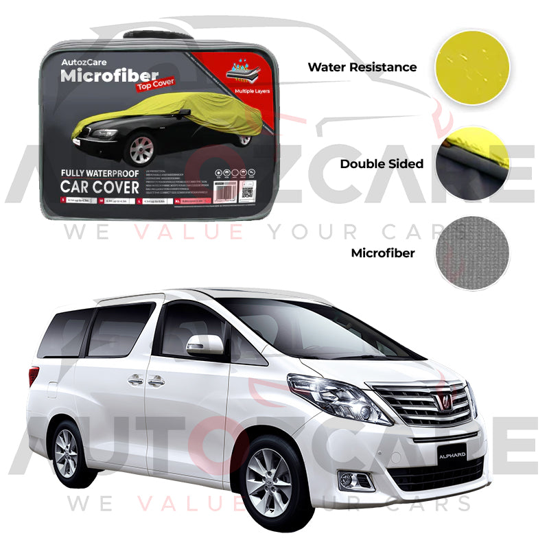 Toyota Alphard Microfiber Car Top Cover - Model 2002-2008