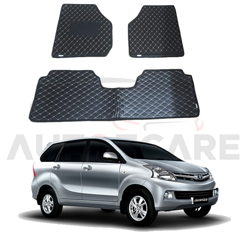 Toyota Avanza 7D Floor Mat ( Flat Style ) - Model 2010-2012