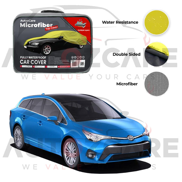 Toyota Avensis Microfiber Car Top Cover - Model 2009-2018