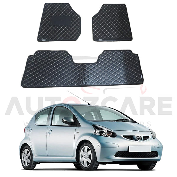 Toyota Aygo 7D Floor Mat ( Flat Style ) - Model 2005-2014 - AutozCare Pakistan