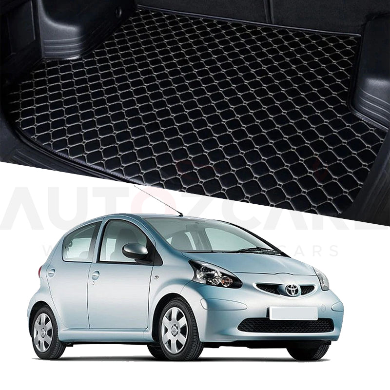 Toyota Aygo 7D Custom Car Trunk Mat - Model 2005-2014 - AutozCare Pakistan