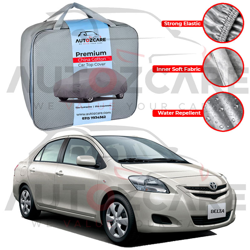 Toyota Belta 2005-2012 | China Cotton Top Cover | Soft Inner Fabric