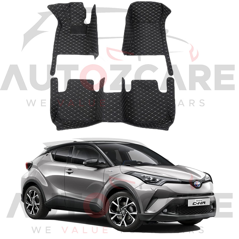 Toyota C-HR 7D Floor Mat (Tray Style) 3PCS - Model 2016-2024