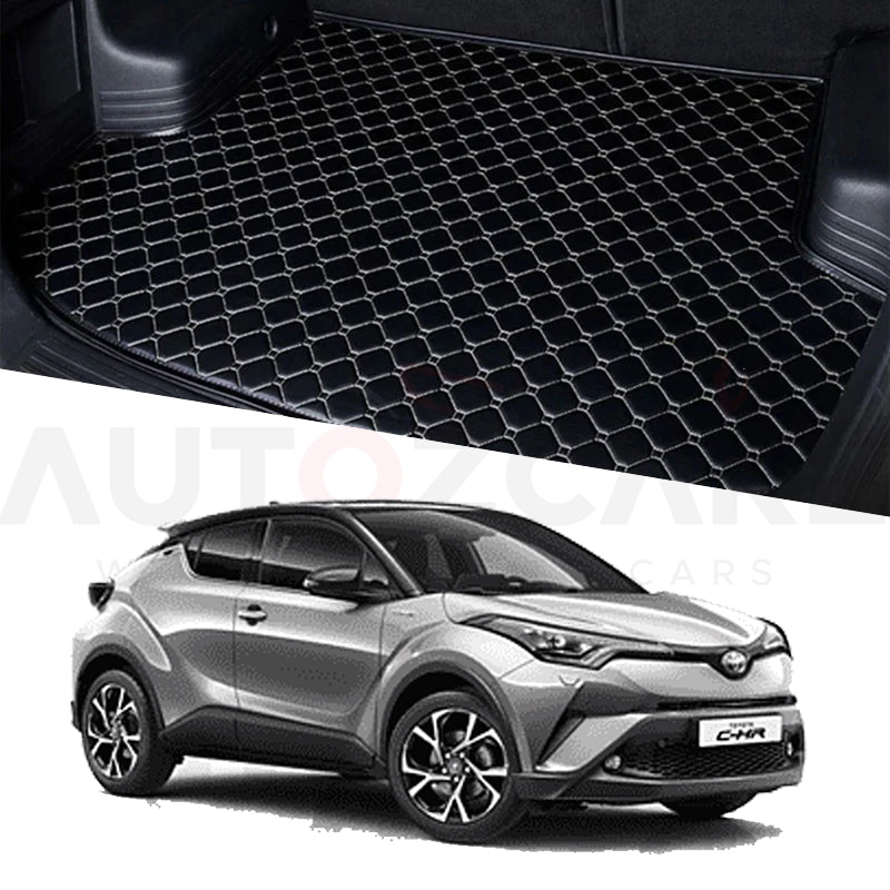 Toyota CHR 7D Custom Car Trunk Mat - Model 2017-2022 - AutozCare Pakistan