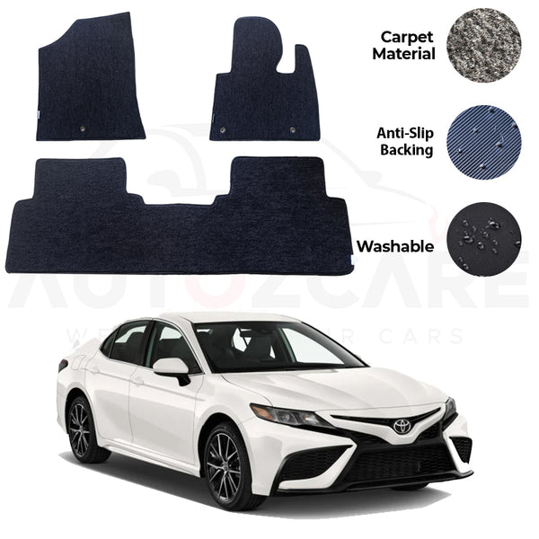 Toyota Camry Genuine Fitting Carpet Floor Mat 3PCS - Model 2011-2022