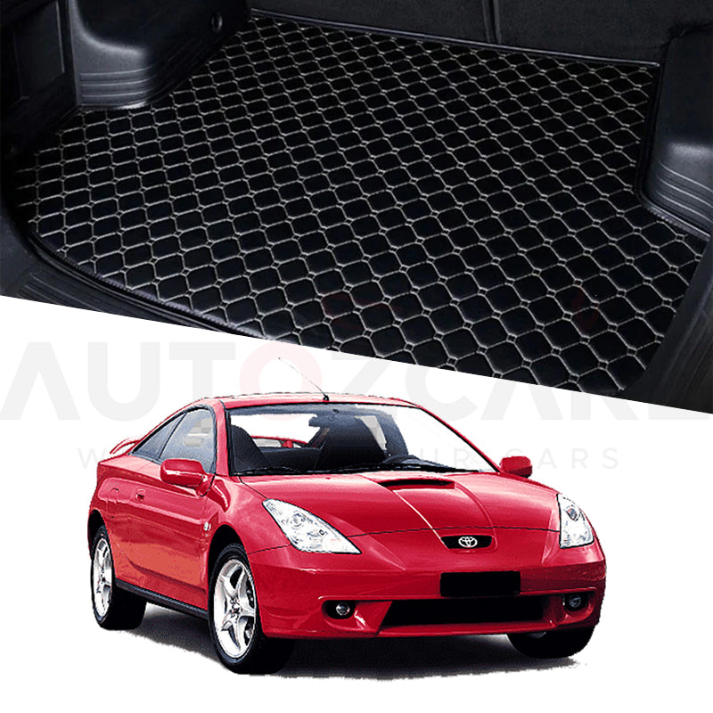 Toyota Celica 7D Custom Car Trunk Mat - Model 1993-1999 - AutozCare Pakistan