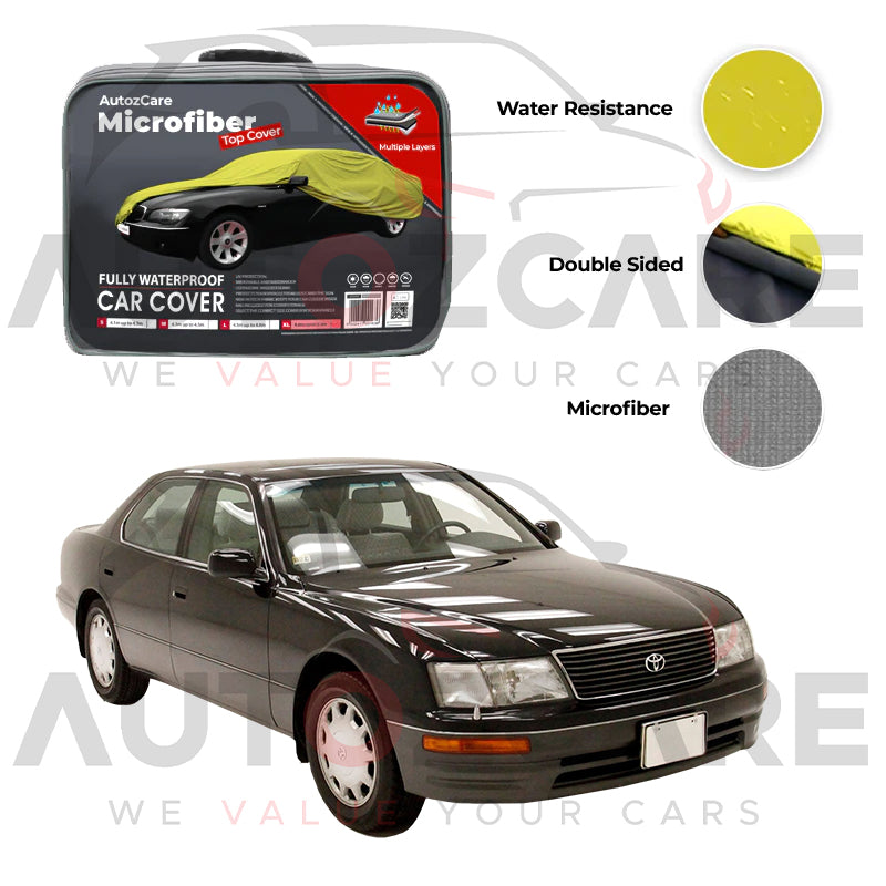 Toyota Celsior Microfiber Car Top Cover - Model 1995-2000