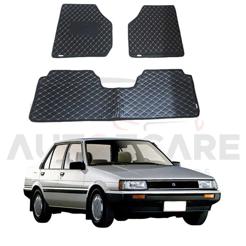 Toyota Corolla 7D Floor Mat ( Flat Style ) - Model 1983-1987 Corolla Best Floor Mats