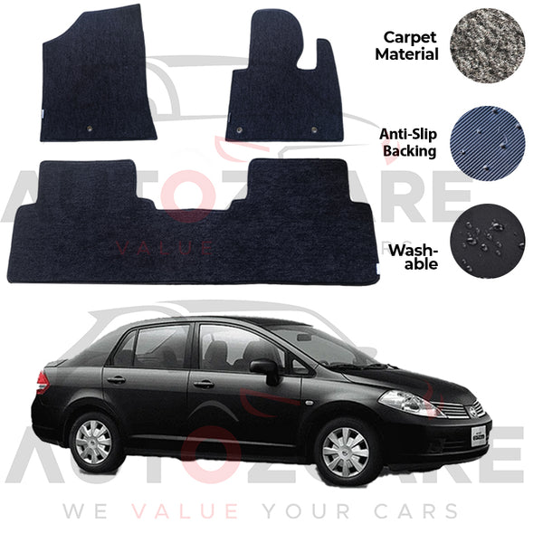 Toyota Corolla Genuine Fitting Carpet Floor Mat 3PCS - Model 2000-2005