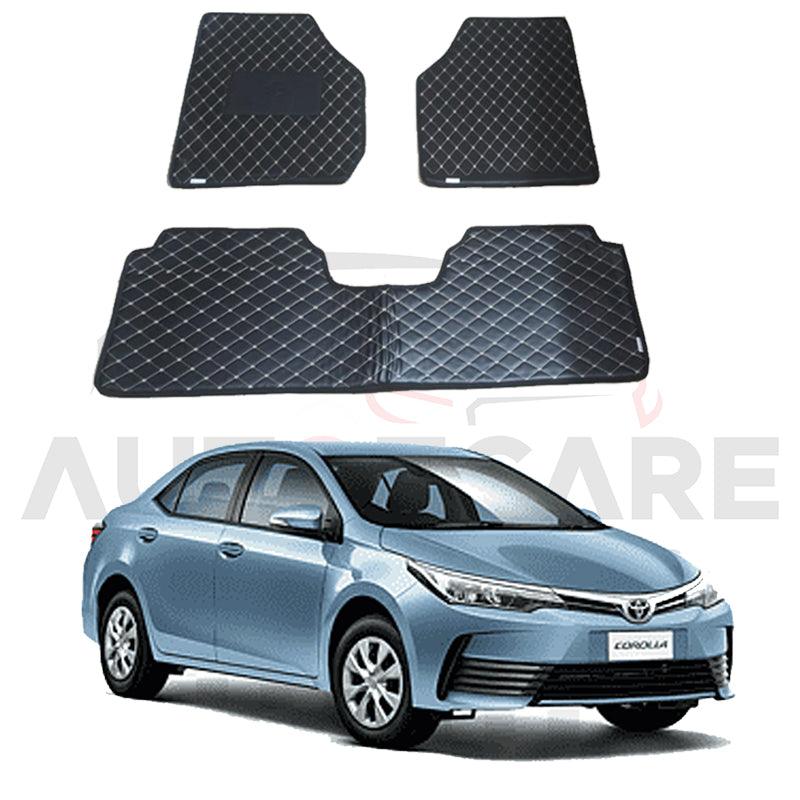 Toyota Corolla 7D Floor Mat ( Flat Style ) - Model 2012-2014 Corolla Best Floor mats | Corolla 7D | Corolla Mat - AutozCare Pakistan