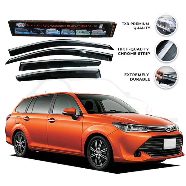 Toyota Corolla TXR press sun visor with chrome model 2012-2018 - AutozCare Pakistan