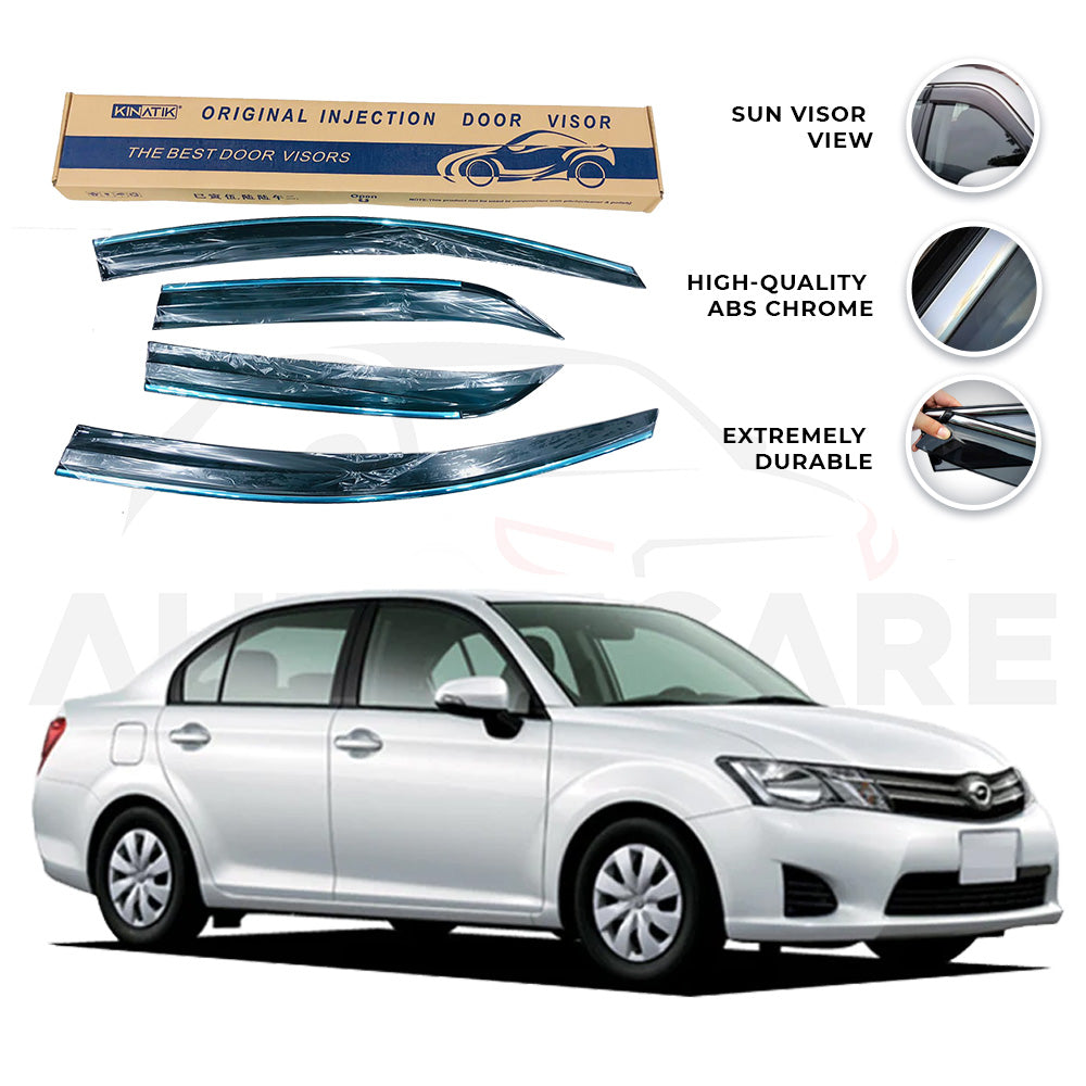 Toyota Corolla Air press sun visor with chrome model 2012-2019 - AutozCare Pakistan