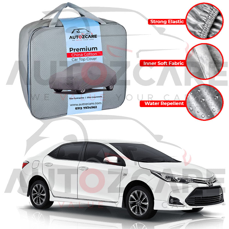 Toyota Corolla 2014-2025 | China Cotton Top Cover | Soft Inner Fabric